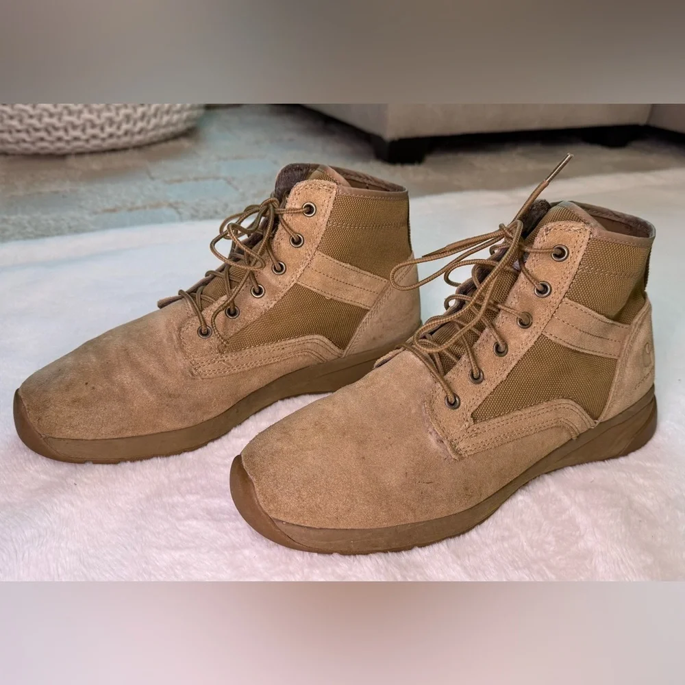 Carhartt Men's Brown Suede Lace-Up Boots